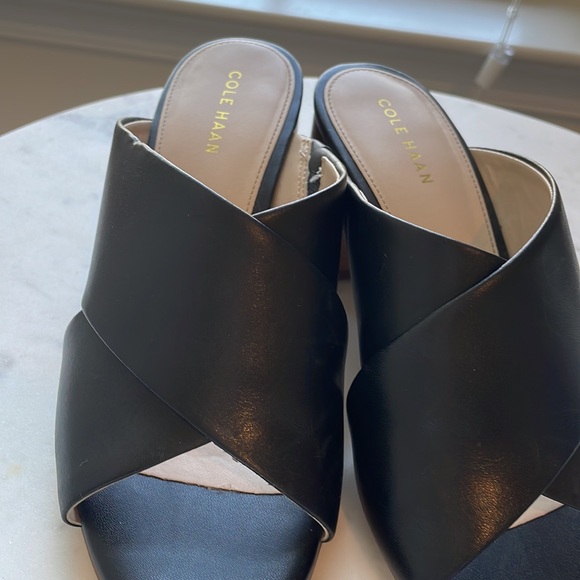 Cole Haan Dakota Criss Cross Mule Sandals - Picture 2 of 9